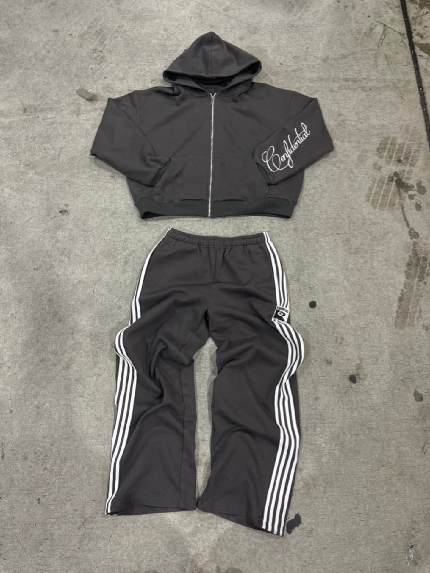 Confidential Arts "Uniform" Sweats - Charcoal Grey