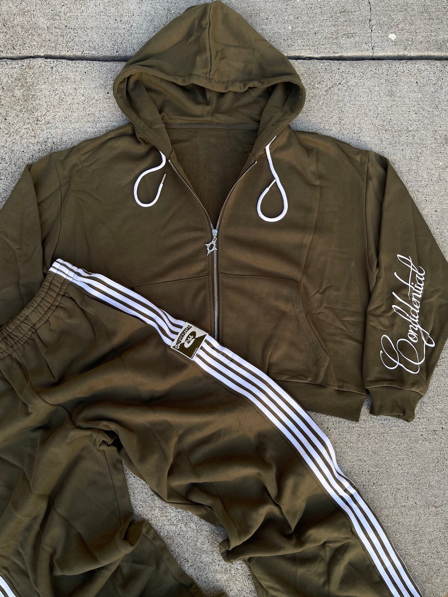 Confidential Arts "Uniform" Sweats - Military Green