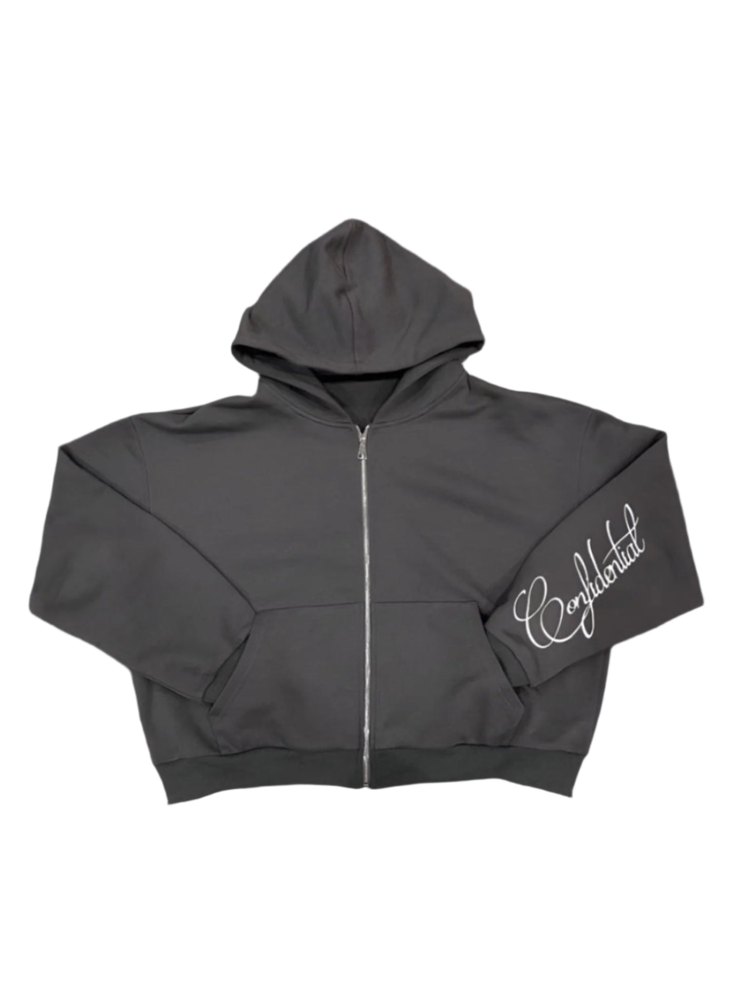 Confidential Arts “Uniform” ZipUp - Charcoal Grey